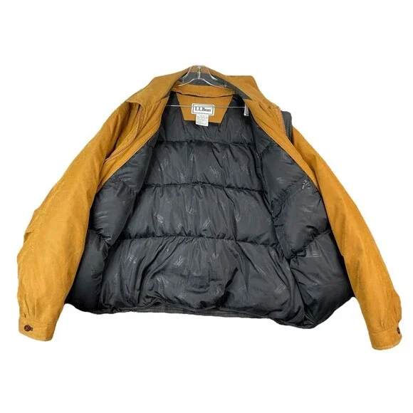 L.L.Bean Men Tall XL Vintage Chore Coat Removable Goose Down Liner Barn Workwear - Picture 8 of 16